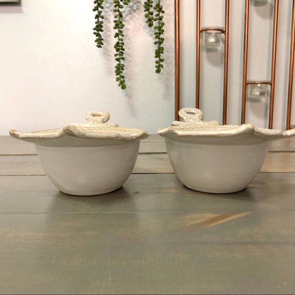 Nautical Anchor Decorative Ceramic Bowls Set of 2 - Picture 5 of 9